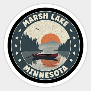 Marsh Lake Minnesota Sunset Sticker